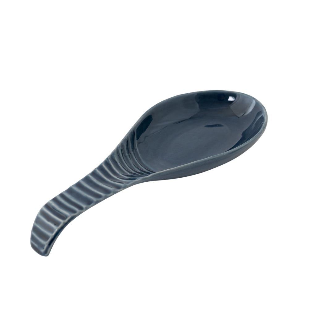 K&Co Navy Glaze Spoon Rest